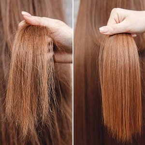 keratin-glaettung